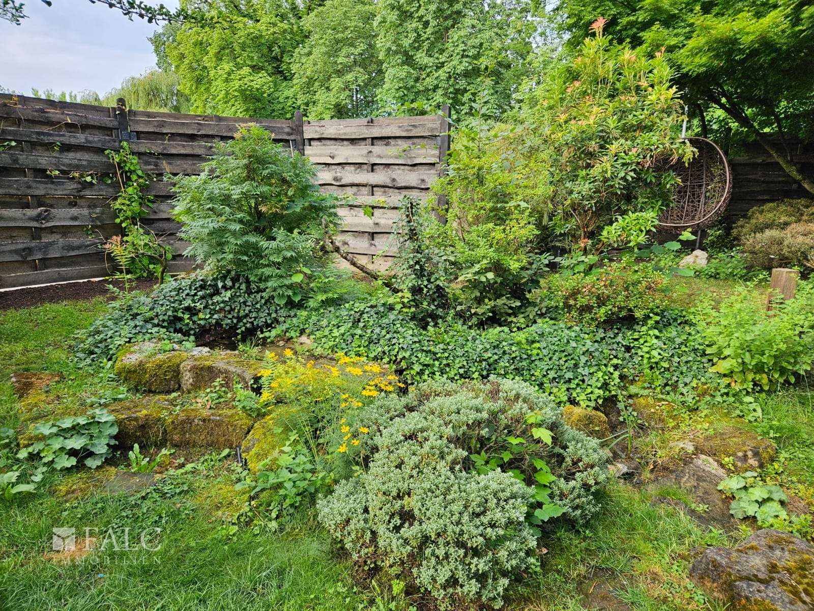 Garten nach Umgestaltung